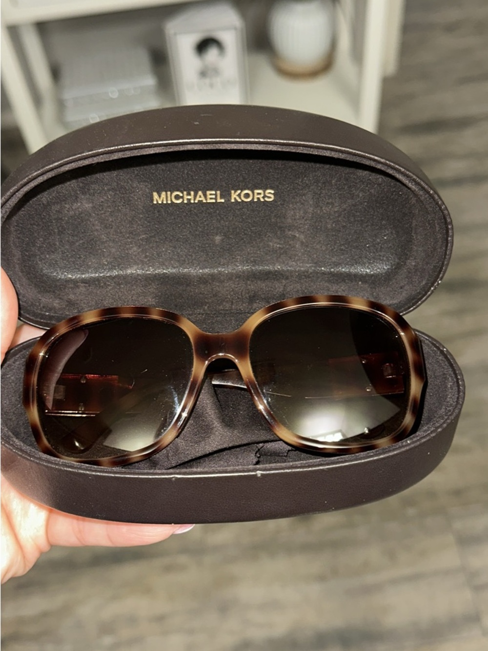 Michael Kors Tortoiseshell Sunglasses with Brown Gradient Lenses